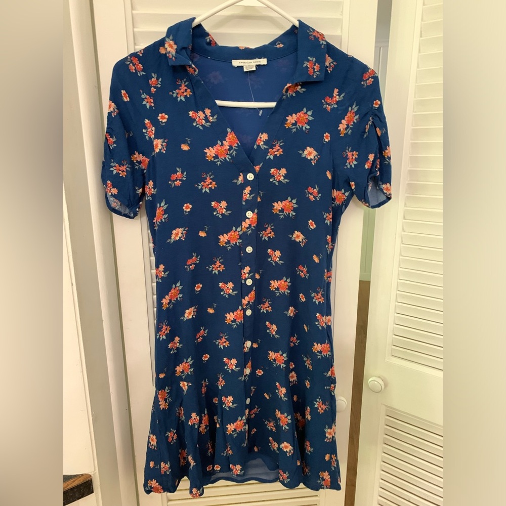 American Eagle blue dress